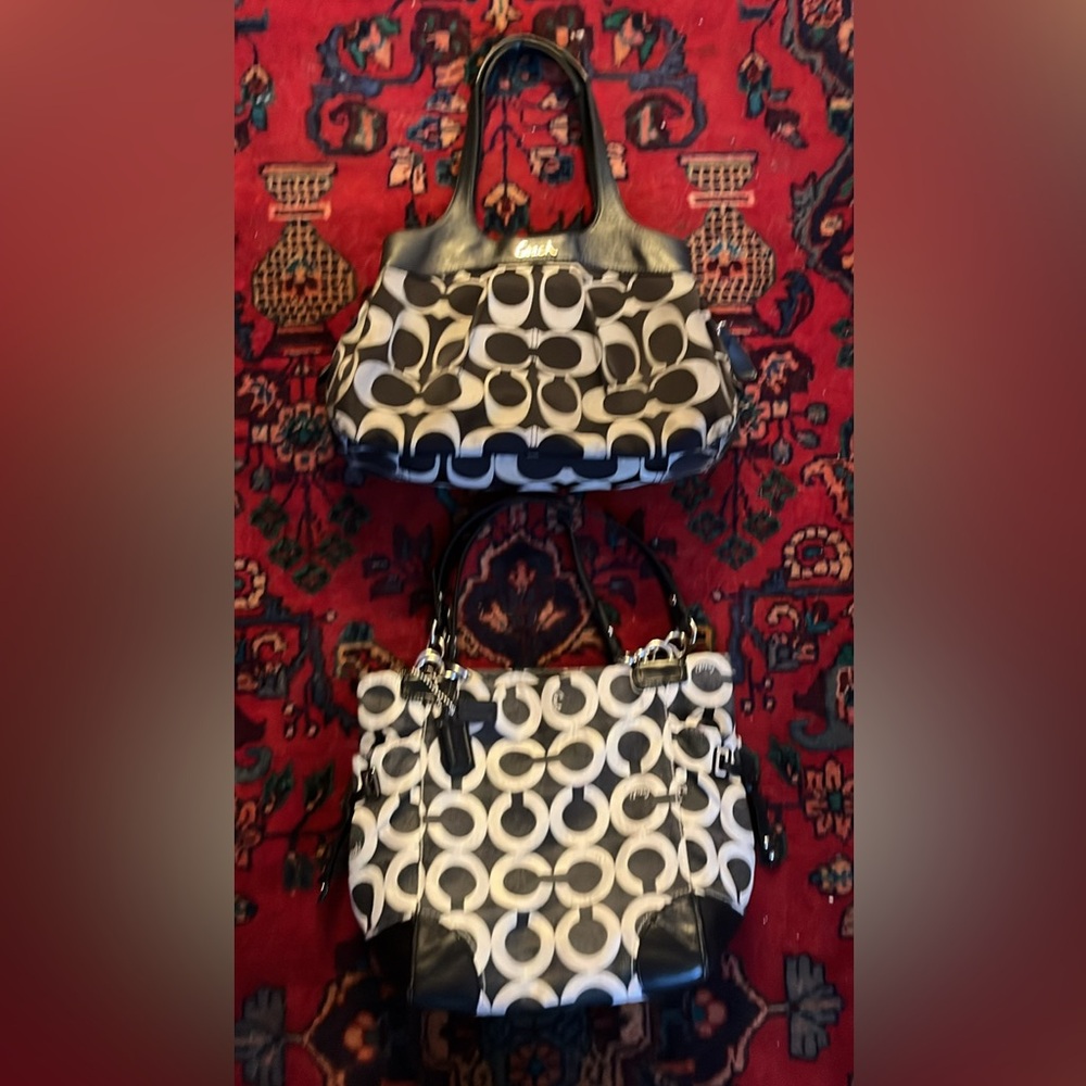 Two Coach Handbag Bundle - image 1